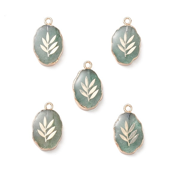 PandaHall Natural Green Strawberry Quartz Pendants, Oval Charms with Golden Brass Edge, 22x13x3~5.5mm, Hole: 1.8mm Strawberry Quartz Oval
PandaHall Natural Green Strawberry Quartz Pendants, Oval Charms with Golden Brass Edge, 22x13x3~5.5mm, Hole: 1.8mm Strawberry Quartz Oval