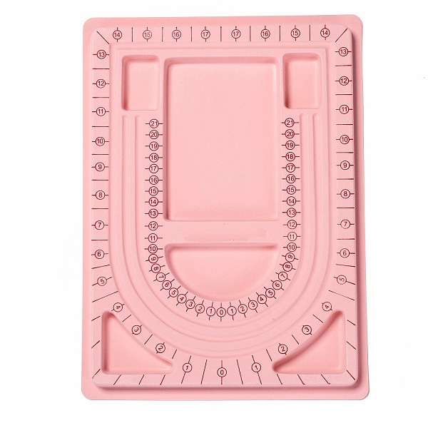 PandaHall Plastic Bead Design Boards for Necklace Design, Flocking, Rectangle, Pink, 24x33x1cm Plastic Pink
PandaHall Plastic Bead Design Boards for Necklace Design, Flocking, Rectangle, Pink, 24x33x1cm Plastic Pink