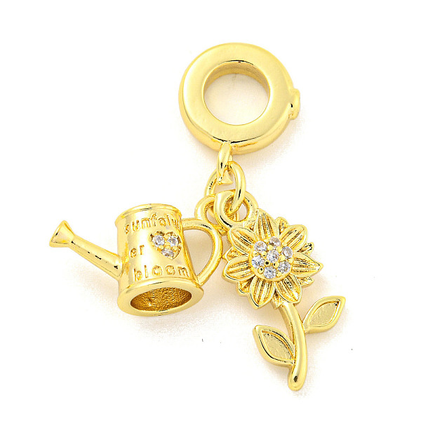 PandaHall Rack Plating Brass Micro Pave Cubic Zirconia European Dangle Charms, Large Hole Pendants, Cadmium Free & Lead Free, Long-Lasting..., Clear
PandaHall Rack Plating Brass Micro Pave Cubic Zirconia European Dangle Charms, Large Hole Pendants, Cadmium Free & Lead Free, Long-Lasting..., Clear