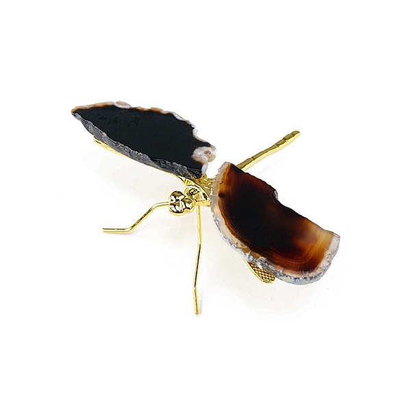 PandaHall Dyed Natural Agate Slice Display Decorations, Reiki Energy Stone Statue, Dragonfly, Black, 110~160x80x28mm Natural Agate Dragonfly...
PandaHall Dyed Natural Agate Slice Display Decorations, Reiki Energy Stone Statue, Dragonfly, Black, 110~160x80x28mm Natural Agate Dragonfly...