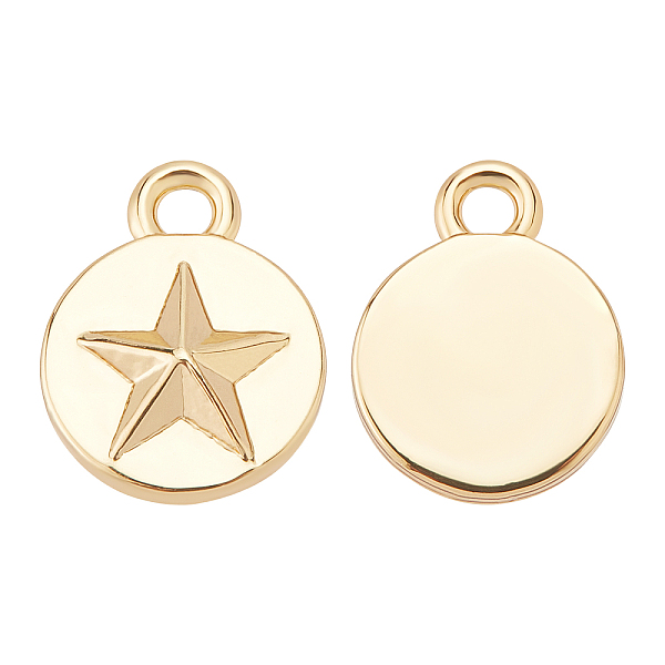 PandaHall BENECREAT 10Pcs Brass Pentacle Charms, Cadmium Free & Nickel Free & Lead Free, Flat Round and Star, Real 18K Gold Plated, 10x8x2mm...
PandaHall BENECREAT 10Pcs Brass Pentacle Charms, Cadmium Free & Nickel Free & Lead Free, Flat Round and Star, Real 18K Gold Plated, 10x8x2mm...