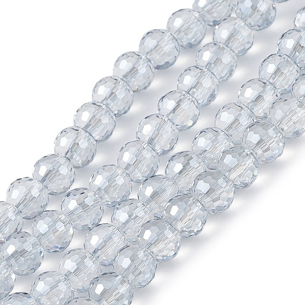 PandaHall Transparent Electroplate Glass Beads Strands, Faceted(96 Facets), Round, Pearl Luster Plated, Light Steel Blue, 7.5~8x7mm, Hole...
PandaHall Transparent Electroplate Glass Beads Strands, Faceted(96 Facets), Round, Pearl Luster Plated, Light Steel Blue, 7.5~8x7mm, Hole...