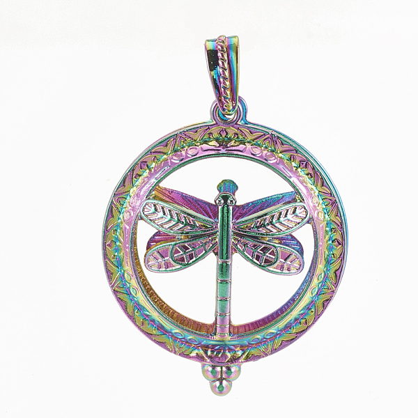 PandaHall Plated Alloy Locket Pendants, Diffuser Locket, with Magnetic, Flat Round with Dragonfly, Colorful, 43x35x16.5mm, Hole: 6x3mm...
PandaHall Plated Alloy Locket Pendants, Diffuser Locket, with Magnetic, Flat Round with Dragonfly, Colorful, 43x35x16.5mm, Hole: 6x3mm...