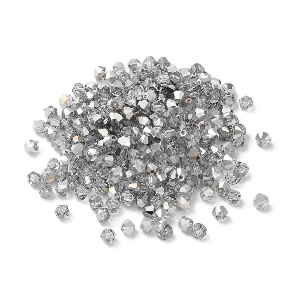 PandaHall Electroplate Glass Beads, Half Plated, Bicone, Gainsboro, 4x4x3.5mm, Hole: 1mm, 720pcs/bag Glass Bicone Gray
PandaHall Electroplate Glass Beads, Half Plated, Bicone, Gainsboro, 4x4x3.5mm, Hole: 1mm, 720pcs/bag Glass Bicone Gray