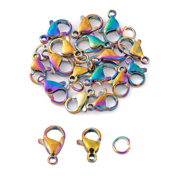 PandaHall DIY Pendants Making Kits, Including Ion Plating(IP) 304 Stainless Steel Lobster Claw Clasps, Parrot Trigger Clasps & Open Jump...
PandaHall DIY Pendants Making Kits, Including Ion Plating(IP) 304 Stainless Steel Lobster Claw Clasps, Parrot Trigger Clasps & Open Jump...