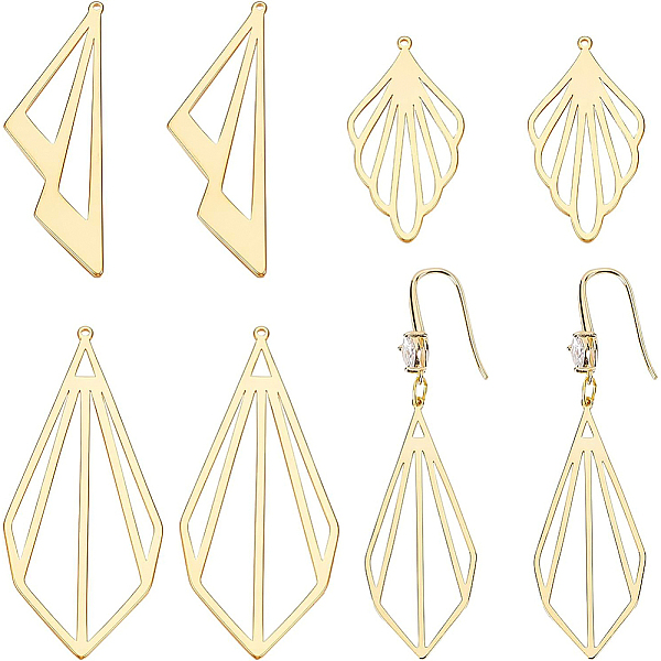 PandaHall BENECREAT 18pcs 3 Style Gold Plated Open Bezel Pendant, Petal & Teardop & Triangle Hollow Frame Charms Earring for DIY Jewelry...
PandaHall BENECREAT 18pcs 3 Style Gold Plated Open Bezel Pendant, Petal & Teardop & Triangle Hollow Frame Charms Earring for DIY Jewelry...