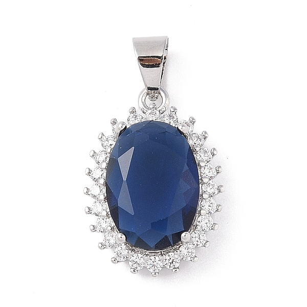 PandaHall Brass Micro Pave Cubic Zirconia Pendants, Oval, Platinum, Prussian Blue, 21x15x7.5mm, Hole: 4x6mm Brass+Cubic Zirconia Oval
PandaHall Brass Micro Pave Cubic Zirconia Pendants, Oval, Platinum, Prussian Blue, 21x15x7.5mm, Hole: 4x6mm Brass+Cubic Zirconia Oval