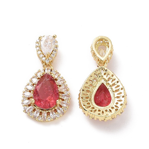 PandaHall Brass Micro Pave Cubic Zirconia Pendants, Teardrop Charms, Golden, Red, 18x13x5mm, Hole: 1.5x3mm Brass+Cubic Zirconia Teardrop Red
PandaHall Brass Micro Pave Cubic Zirconia Pendants, Teardrop Charms, Golden, Red, 18x13x5mm, Hole: 1.5x3mm Brass+Cubic Zirconia Teardrop Red