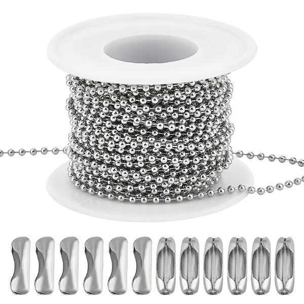 PandaHall Beebeecraft DIY Ball Chain Necklace Bracelet Making Kit, Including 304 Stainless Steel Ball Chains, Ball Chain Connectors...
PandaHall Beebeecraft DIY Ball Chain Necklace Bracelet Making Kit, Including 304 Stainless Steel Ball Chains, Ball Chain Connectors...