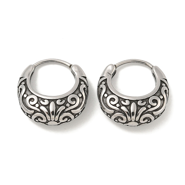 PandaHall 316 Surgical Stainless Steel Hoop Earrings, Ring, Antique Silver, 16.5x16mm 316 Surgical Stainless Steel Ring
PandaHall 316 Surgical Stainless Steel Hoop Earrings, Ring, Antique Silver, 16.5x16mm 316 Surgical Stainless Steel Ring
