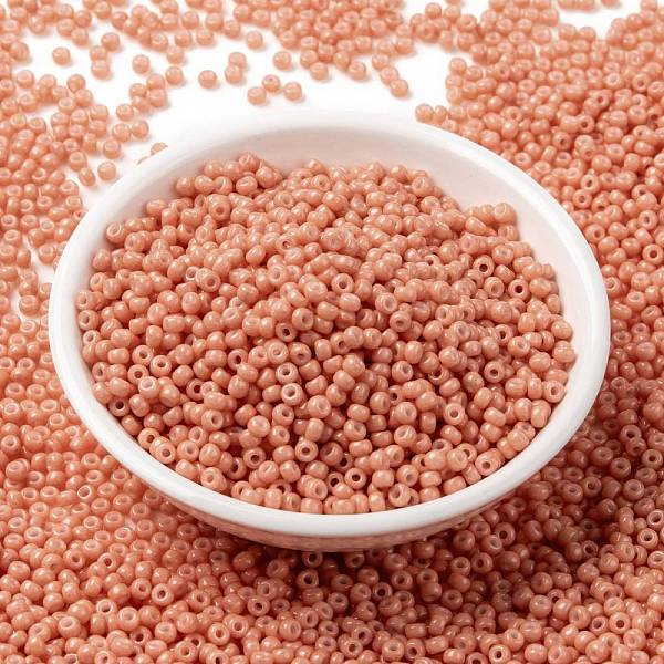 PandaHall MIYUKI Round Rocailles Beads, Japanese Seed Beads, 8/0, (RR4462) Duracoat Dyed Opaque Dark Salmon, 3mm, Hole: 1mm, about..., Pink
PandaHall MIYUKI Round Rocailles Beads, Japanese Seed Beads, 8/0, (RR4462) Duracoat Dyed Opaque Dark Salmon, 3mm, Hole: 1mm, about..., Pink