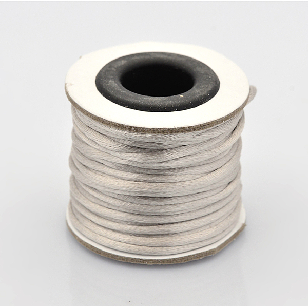 PandaHall Macrame Rattail Chinese Knot Making Cords Round Nylon Braided String Threads, Light Grey, 2mm, about 10.93 yards(10m)/roll Nylon..., Gray
PandaHall Macrame Rattail Chinese Knot Making Cords Round Nylon Braided String Threads, Light Grey, 2mm, about 10.93 yards(10m)/roll Nylon..., Gray