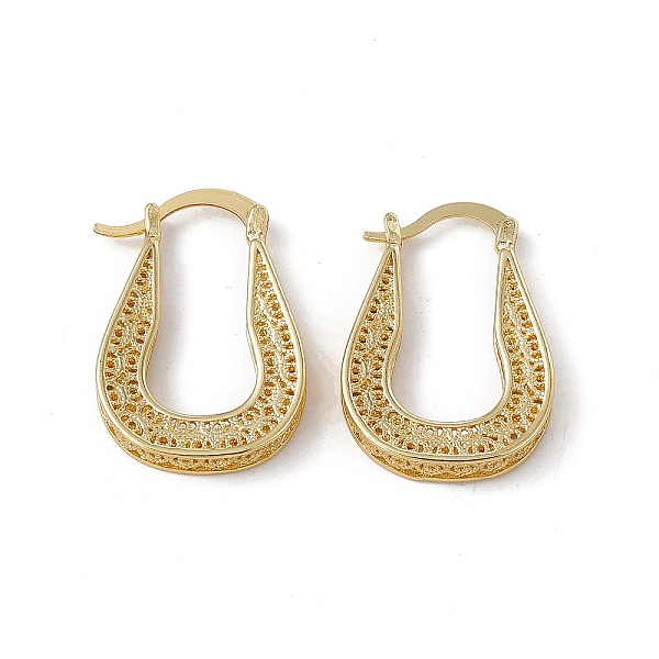 PandaHall Brass Hoop Earrings for Women, Rack Plating, Long-Lasting Plated, Lead Free & Cadmium Free, U Shaped, Real 18K Gold Plated...
PandaHall Brass Hoop Earrings for Women, Rack Plating, Long-Lasting Plated, Lead Free & Cadmium Free, U Shaped, Real 18K Gold Plated...