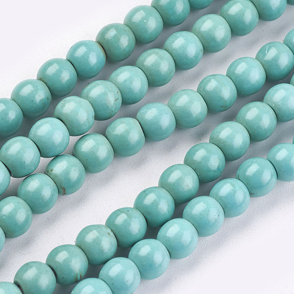 PandaHall 1 Strand Dyed Light Sea Green Round Synthetic Turquoise Beads Strands, 6mm, Hole: 1.2mm, about 67pcs/strand, 15.75 inch Synthetic...
PandaHall 1 Strand Dyed Light Sea Green Round Synthetic Turquoise Beads Strands, 6mm, Hole: 1.2mm, about 67pcs/strand, 15.75 inch Synthetic...
