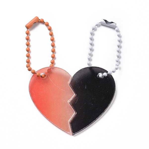 PandaHall Gradient Color Acrylic Disc Keychain Blanks, with Random Color Ball Chains, Broken Heart, Red, Broken Heart: 41.5x25.5x2mm Acrylic...
PandaHall Gradient Color Acrylic Disc Keychain Blanks, with Random Color Ball Chains, Broken Heart, Red, Broken Heart: 41.5x25.5x2mm Acrylic...