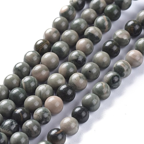PandaHall Natural Africa jade Beads Strands, Round, 6.5mm, Hole: 1mm, about 61pcs/Strand, 15.55 inch(39.5cm) African Jade Round
PandaHall Natural Africa jade Beads Strands, Round, 6.5mm, Hole: 1mm, about 61pcs/Strand, 15.55 inch(39.5cm) African Jade Round