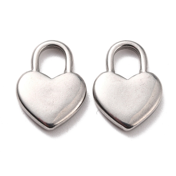 PandaHall 304 Stainless Steel Pendants, Heart, Stainless Steel Color, 16.5x12x2.5mm, Hole: 5.5x6mm 304 Stainless Steel Heart
PandaHall 304 Stainless Steel Pendants, Heart, Stainless Steel Color, 16.5x12x2.5mm, Hole: 5.5x6mm 304 Stainless Steel Heart