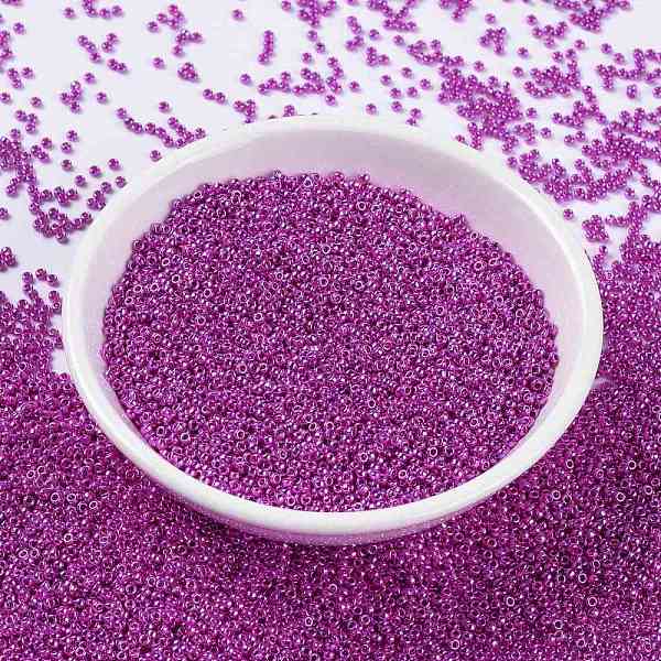 PandaHall MIYUKI Round Rocailles Beads, Japanese Seed Beads, 15/0, (RR1077) Galvanize Dark Pink, 15/0, 1.5mm, Hole: 0.7mm, about...
PandaHall MIYUKI Round Rocailles Beads, Japanese Seed Beads, 15/0, (RR1077) Galvanize Dark Pink, 15/0, 1.5mm, Hole: 0.7mm, about...