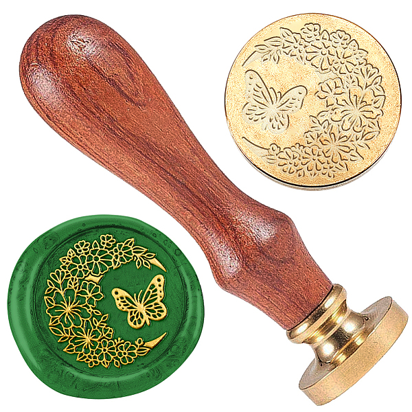 PandaHall Floral Moon Butterfly 1" Wax Seal Stamp Vintage Sealing Stamps Removable Brass Head Seal Stamp with Wooden Handle Sealing Wax for...
PandaHall Floral Moon Butterfly 1" Wax Seal Stamp Vintage Sealing Stamps Removable Brass Head Seal Stamp with Wooden Handle Sealing Wax for...