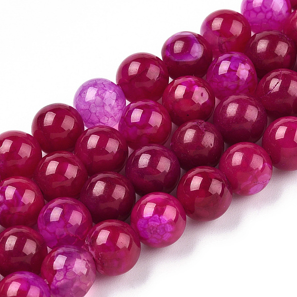 PandaHall Dyed Natural Agate Beads Strands, Round, Medium Violet Red, 8mm, Hole: 1mm, about 48pcs/strand, 14.9 inch Crackle Agate Round Pink
PandaHall Dyed Natural Agate Beads Strands, Round, Medium Violet Red, 8mm, Hole: 1mm, about 48pcs/strand, 14.9 inch Crackle Agate Round Pink