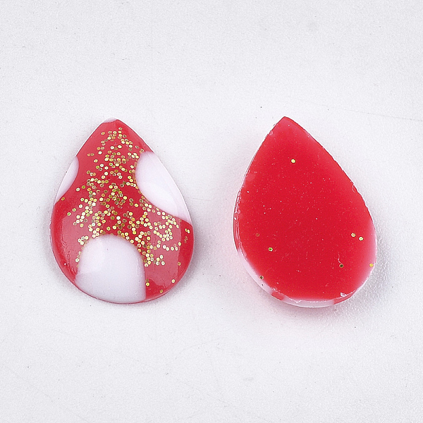 PandaHall Epoxy Resin Cabochons, with Glitter Powder, Teardrop, Red, 13.5~14x10x3mm Epoxy Resin Teardrop Red
PandaHall Epoxy Resin Cabochons, with Glitter Powder, Teardrop, Red, 13.5~14x10x3mm Epoxy Resin Teardrop Red