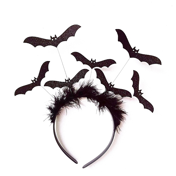 PandaHall Halloween Glitter Bat Cloth Hair Band, for Halloween Cosplay Party Costume Hair Accessories, Black, 220mm Cloth Black
PandaHall Halloween Glitter Bat Cloth Hair Band, for Halloween Cosplay Party Costume Hair Accessories, Black, 220mm Cloth Black