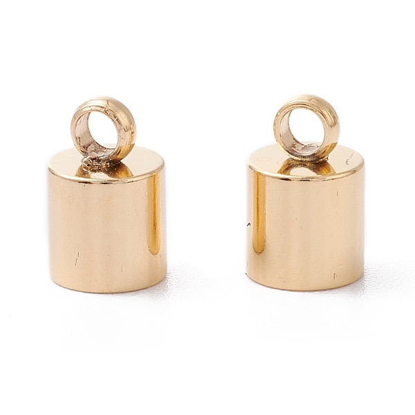 PandaHall 201 Stainless Steel Cord Ends, End Caps, Column, Real 24K Gold Plated, 8x5mm, Hole: 2mm, Inner Diameter: 4.5mm 201 Stainless Steel
PandaHall 201 Stainless Steel Cord Ends, End Caps, Column, Real 24K Gold Plated, 8x5mm, Hole: 2mm, Inner Diameter: 4.5mm 201 Stainless Steel