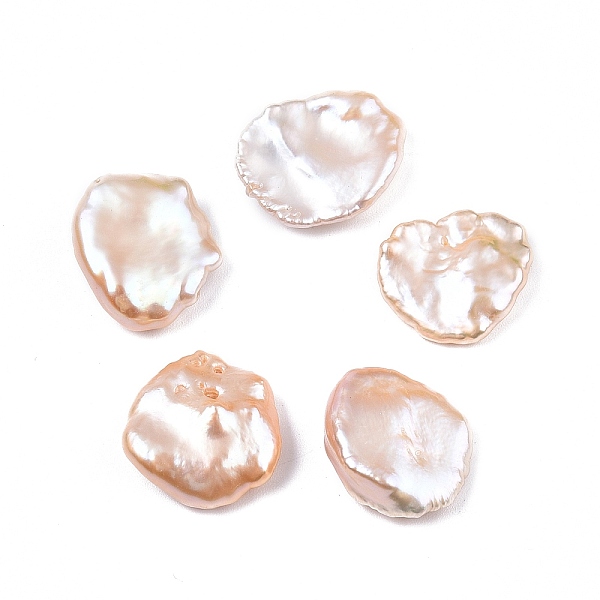 PandaHall Natural Keshi Pearl Beads, Freshwater Pearl, Baroque Pearls, No Hole/Undrilled, Nuggets, PeachPuff, 15~18x14.5~15x4~7mm Keshi..., Brown
PandaHall Natural Keshi Pearl Beads, Freshwater Pearl, Baroque Pearls, No Hole/Undrilled, Nuggets, PeachPuff, 15~18x14.5~15x4~7mm Keshi..., Brown