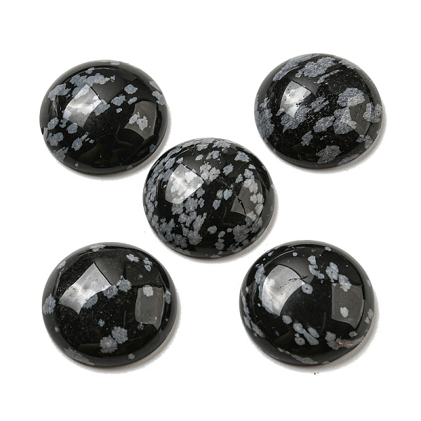 PandaHall Natural Snowflake Obsidian Cabochons, Flat Round, 20~21.5x6~8mm Snowflake Obsidian Flat Round
PandaHall Natural Snowflake Obsidian Cabochons, Flat Round, 20~21.5x6~8mm Snowflake Obsidian Flat Round