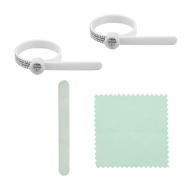 PandaHall Plastic Ring Sizer, UK Official British Finger Measure, Gauge Finger Measuring Belt for Men and Womens Sizes, with Double-sided..., Multicolor
PandaHall Plastic Ring Sizer, UK Official British Finger Measure, Gauge Finger Measuring Belt for Men and Womens Sizes, with Double-sided..., Multicolor