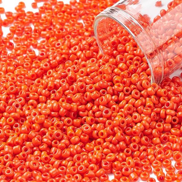 PandaHall Glass Seed Beads, Opaque Colours Seed, Small Craft Beads for DIY Jewelry Making, Round, Dark Orange, 2mm, Hole:1mm, about...
PandaHall Glass Seed Beads, Opaque Colours Seed, Small Craft Beads for DIY Jewelry Making, Round, Dark Orange, 2mm, Hole:1mm, about...