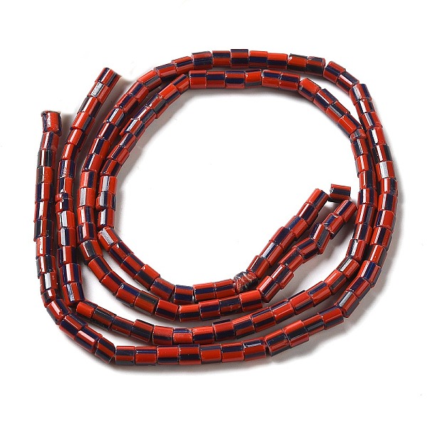 PandaHall Handmade Nepalese Lampwork Beads, Column with Stripe Pattern, FireBrick, 3~6x2~7mm, Hole: 1.2~1.8mm, about 115~125pcs/strand..., Red
PandaHall Handmade Nepalese Lampwork Beads, Column with Stripe Pattern, FireBrick, 3~6x2~7mm, Hole: 1.2~1.8mm, about 115~125pcs/strand..., Red