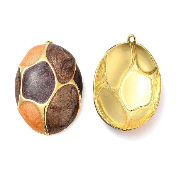 PandaHall Enamel Pendants, with 304 Stainless Steel Finding, Real 18K Gold Plated, Oval Charm, Coconut Brown, 32.5x21.5x5.8mm, Hole: 1.2mm...
PandaHall Enamel Pendants, with 304 Stainless Steel Finding, Real 18K Gold Plated, Oval Charm, Coconut Brown, 32.5x21.5x5.8mm, Hole: 1.2mm...