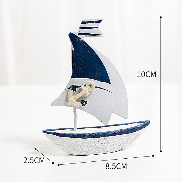 PandaHall Anchor Pattern Mini Sailboat Model Display Decoration, Wooden Miniature Sailing Boat Home Decoration, for Ocean Theme Decoration...
PandaHall Anchor Pattern Mini Sailboat Model Display Decoration, Wooden Miniature Sailing Boat Home Decoration, for Ocean Theme Decoration...