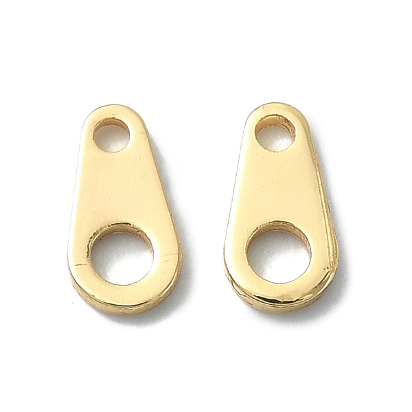PandaHall Brass Chain Tabs, Chain Extender Connectors, Real 18K Gold Plated, 7x3mm, Hole: 1.5mm and 0.5mm Brass
PandaHall Brass Chain Tabs, Chain Extender Connectors, Real 18K Gold Plated, 7x3mm, Hole: 1.5mm and 0.5mm Brass