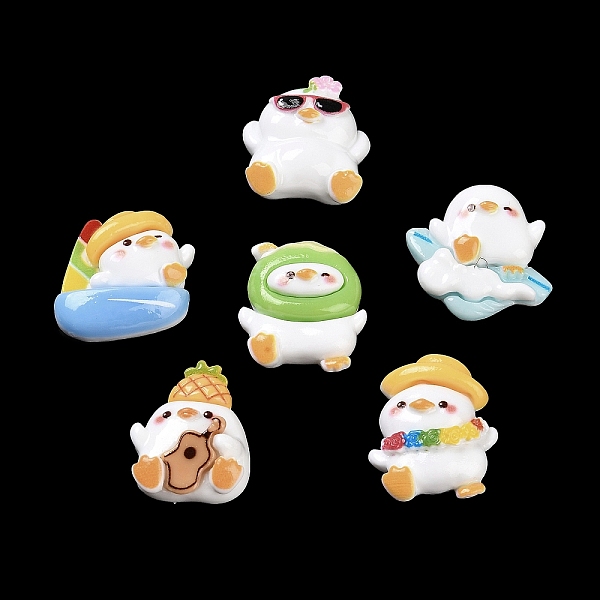PandaHall Cute Opaque Resin Cabochons, Cartoon Duck, Mixed Color, 23~26.5x19.5~26.5x10~11mm Resin Duck Multicolor
PandaHall Cute Opaque Resin Cabochons, Cartoon Duck, Mixed Color, 23~26.5x19.5~26.5x10~11mm Resin Duck Multicolor