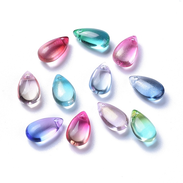 PandaHall Transparent Glass Charms, Dyed & Heated, Teardrop, Mixed Color, 13.5x8x5.5mm, Hole: 1mm Glass Teardrop Multicolor
PandaHall Transparent Glass Charms, Dyed & Heated, Teardrop, Mixed Color, 13.5x8x5.5mm, Hole: 1mm Glass Teardrop Multicolor
