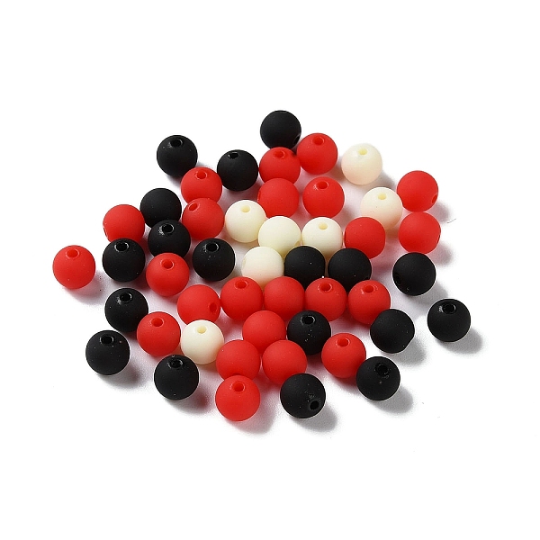 PandaHall Rubberized Style Imitated Silicone Acrylic Beads, Round, Black, 8x7.5mm, Hole: 1.6mm, about 1923pcs/500g Acrylic Round Black
PandaHall Rubberized Style Imitated Silicone Acrylic Beads, Round, Black, 8x7.5mm, Hole: 1.6mm, about 1923pcs/500g Acrylic Round Black