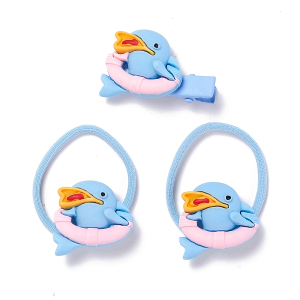 PandaHall Hair Accessories Set, Elastic Hair Ties & Carbon Steel Alligator Hair Clips, with Resin Findings, Dolphin, Sky Blue, 2.5mm, Inner...
PandaHall Hair Accessories Set, Elastic Hair Ties & Carbon Steel Alligator Hair Clips, with Resin Findings, Dolphin, Sky Blue, 2.5mm, Inner...
