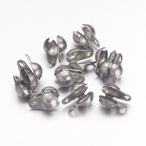PandaHall 304 Stainless Steel Bead Tips, Stainless Steel Color, 6x4mm, Hole: 1mm, Inner Diameter: 3mm 304 Stainless Steel
PandaHall 304 Stainless Steel Bead Tips, Stainless Steel Color, 6x4mm, Hole: 1mm, Inner Diameter: 3mm 304 Stainless Steel