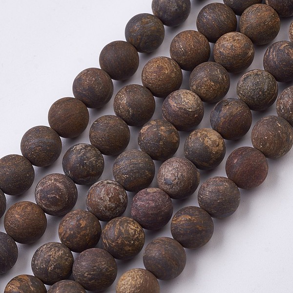 PandaHall Natural Bronzite Bead Strands, Frosted, Round, 8.5~9mm, Hole: 1mm, about 45pcs/strand, 15.1 inch(38.5cm) Bronzite Round
PandaHall Natural Bronzite Bead Strands, Frosted, Round, 8.5~9mm, Hole: 1mm, about 45pcs/strand, 15.1 inch(38.5cm) Bronzite Round