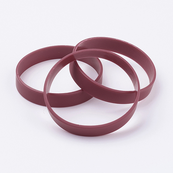 PandaHall Silicone Wristbands Bracelets, Cord Bracelets, Coconut Brown, 2-1/2 inch(63mm), 12x2mm Silicone Brown
PandaHall Silicone Wristbands Bracelets, Cord Bracelets, Coconut Brown, 2-1/2 inch(63mm), 12x2mm Silicone Brown