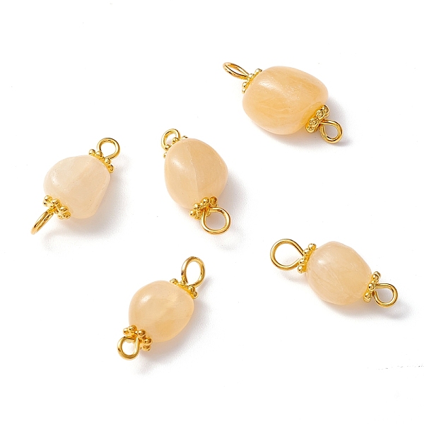 PandaHall Natural Honey Jade Links Connectors, with Alloy Daisy Spacer Beads & Brass Eye Pin, Golden, Nuggets, 17.5~19x7.5~9.5x5~7mm, Hole...
PandaHall Natural Honey Jade Links Connectors, with Alloy Daisy Spacer Beads & Brass Eye Pin, Golden, Nuggets, 17.5~19x7.5~9.5x5~7mm, Hole...
