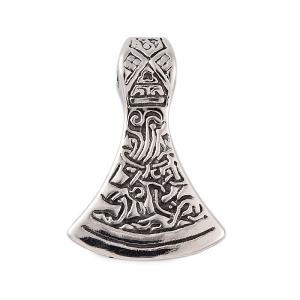 PandaHall 304 Stainless Steel Pendants, Axe Charm, Antique Silver, 40x27x8.5mm, Hole: 6mm 304 Stainless Steel Others
PandaHall 304 Stainless Steel Pendants, Axe Charm, Antique Silver, 40x27x8.5mm, Hole: 6mm 304 Stainless Steel Others