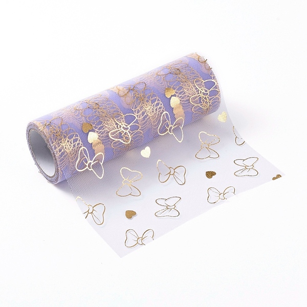 PandaHall Bowknot & Heart Deco Mesh Ribbons, Tulle Fabric, Tulle Roll Spool Fabric For Skirt Making, Lilac, 6 inch(15cm), about 10yards/roll..., Purple
PandaHall Bowknot & Heart Deco Mesh Ribbons, Tulle Fabric, Tulle Roll Spool Fabric For Skirt Making, Lilac, 6 inch(15cm), about 10yards/roll..., Purple