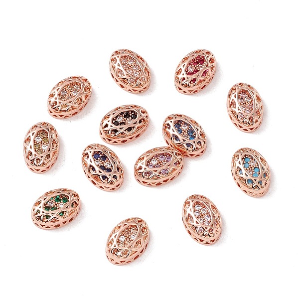 PandaHall Eco-friendly Brass Micro Pave Cubic Zirconia Multi-strand Links, Rack Plating, Cadmium Free & Lead Free, Oval, Rose Gold, Mixed..., Multicolor
PandaHall Eco-friendly Brass Micro Pave Cubic Zirconia Multi-strand Links, Rack Plating, Cadmium Free & Lead Free, Oval, Rose Gold, Mixed..., Multicolor
