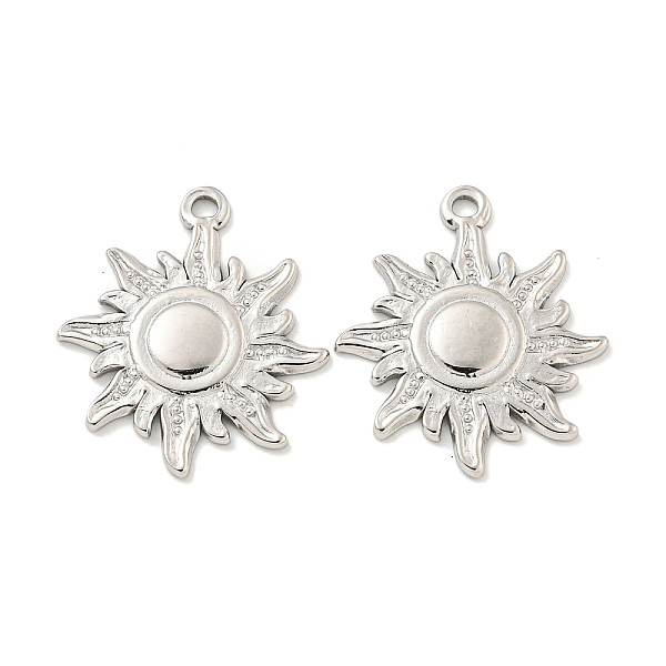 PandaHall 304 Stainless Steel Pendants, Sun Charm, Stainless Steel Color, 20.5x18x2mm, Hole: 1.4mm 304 Stainless Steel Sun
PandaHall 304 Stainless Steel Pendants, Sun Charm, Stainless Steel Color, 20.5x18x2mm, Hole: 1.4mm 304 Stainless Steel Sun
