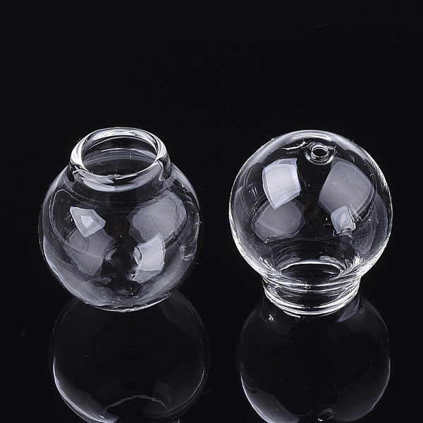 PandaHall Handmade Blown Glass Beads, Round, Clear, 21~21.5x19.5~20mm, Hole: 0.5~1mm and 8~9mm Glass Round Clear
PandaHall Handmade Blown Glass Beads, Round, Clear, 21~21.5x19.5~20mm, Hole: 0.5~1mm and 8~9mm Glass Round Clear