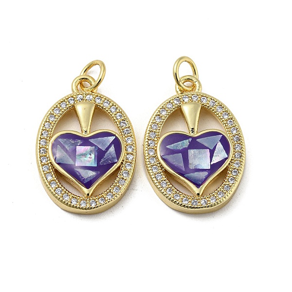 PandaHall Brass Micro Pave Cubic Zirconia Pendants, with Enamel Shell, Oval with Heart, Dark Slate Blue, 21x14x4mm Brass+Cubic...
PandaHall Brass Micro Pave Cubic Zirconia Pendants, with Enamel Shell, Oval with Heart, Dark Slate Blue, 21x14x4mm Brass+Cubic...