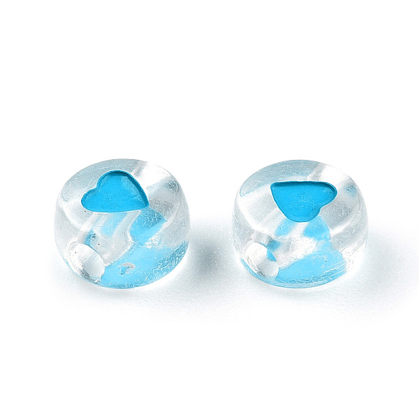 PandaHall Transparent Acrylic Enamel Beads, Flat Round with Heart, Deep Sky Blue, 7x4mm, Hole: 1.8mm, about 108000~111000pcs/15000g Acrylic...
PandaHall Transparent Acrylic Enamel Beads, Flat Round with Heart, Deep Sky Blue, 7x4mm, Hole: 1.8mm, about 108000~111000pcs/15000g Acrylic...